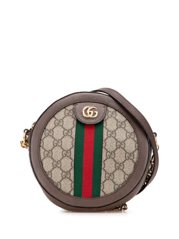 Gucci Pre-Owned 2016-2025 Mini GG Supreme Round Ophidia