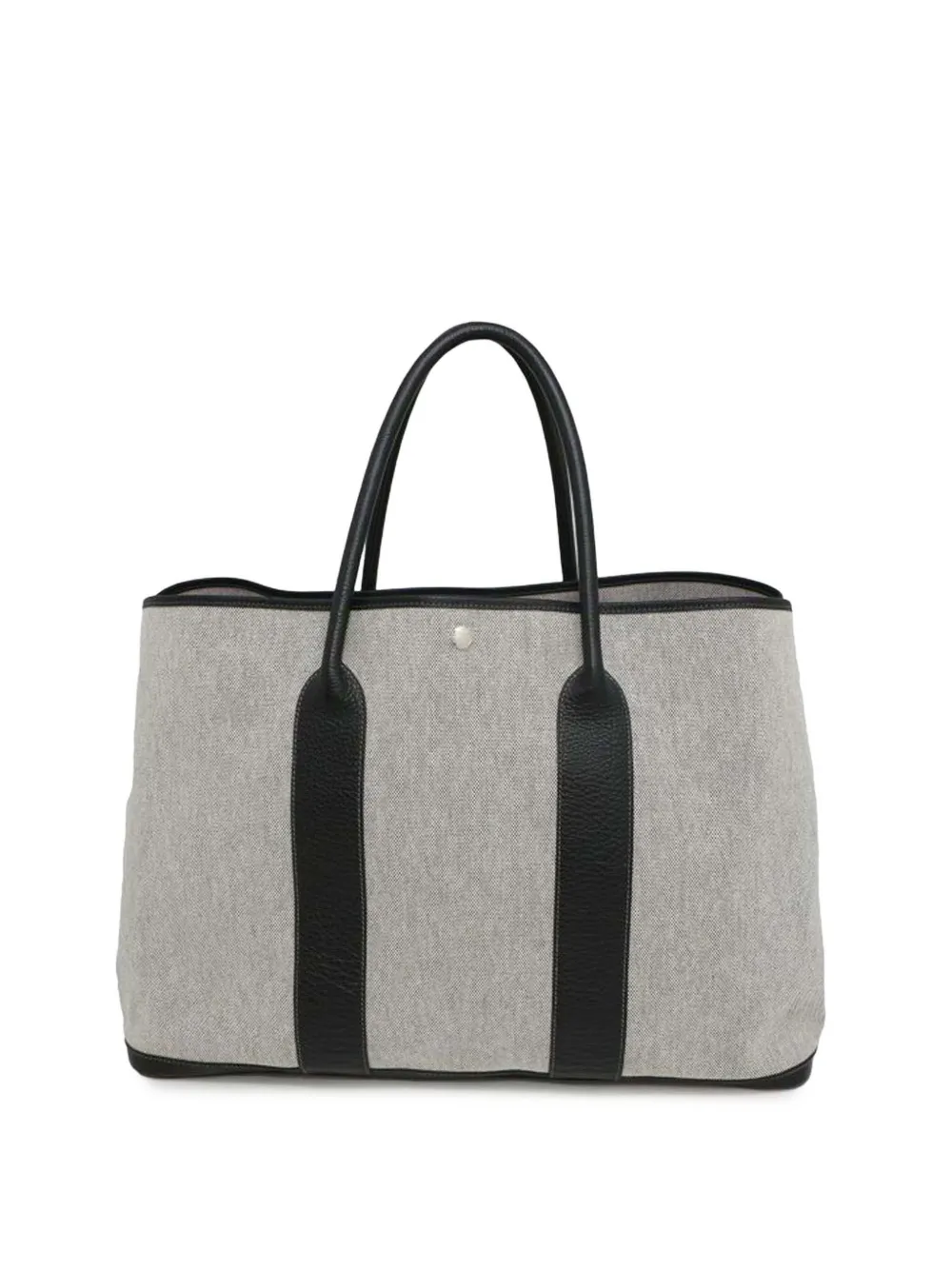 Hermès Pre-Owned 2004 Toile H and Buffle Skipper Garden Party 49 travel bag | Black | Image 1
