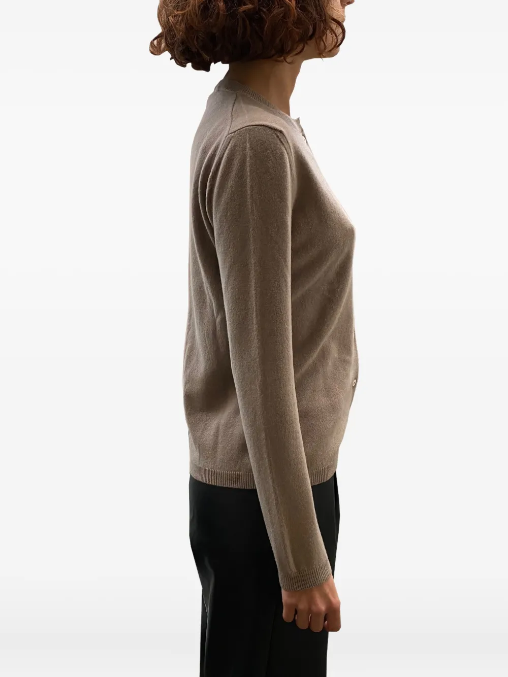 LA ROSE Kasjmier vest Bruin