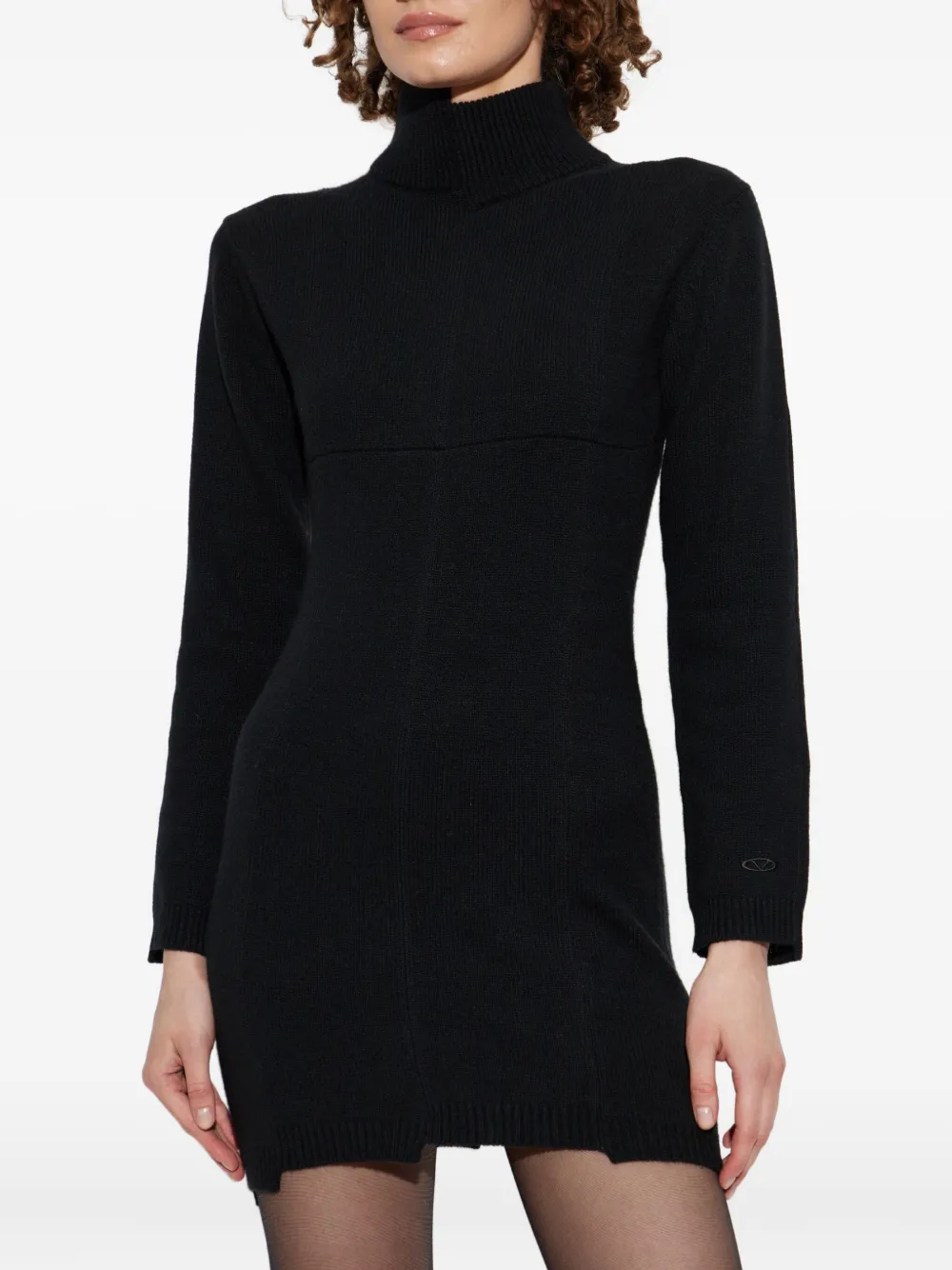 VETEMENTS Asymmetrische mini-jurk Zwart