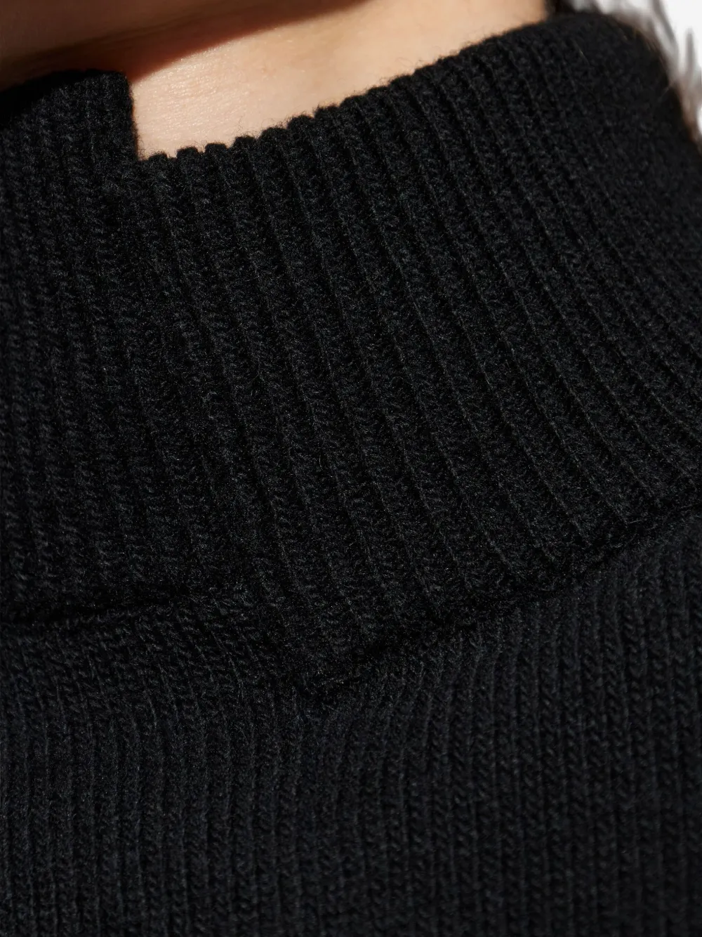 VETEMENTS Asymmetrische mini-jurk Zwart