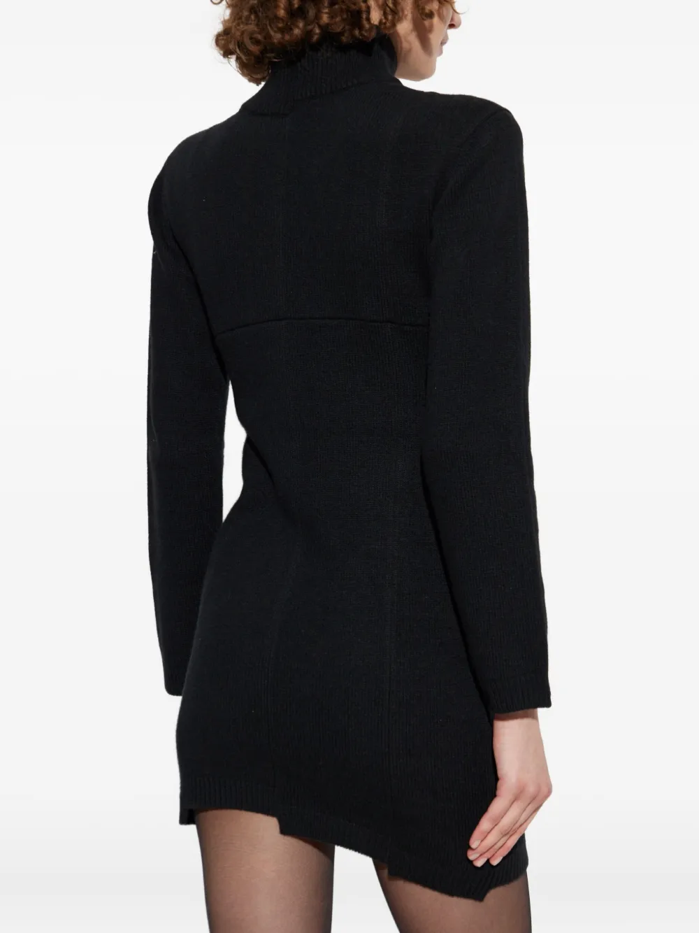 VETEMENTS Asymmetrische mini-jurk Zwart