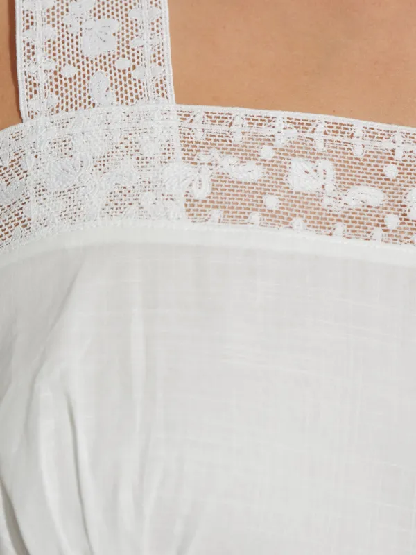 elegant moments lace halter mini dress Arra Chiffon And Lace Halter Mini Dress / White | MESHKI