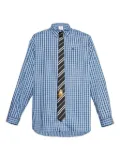 VETEMENTS checked cotton shirt - Blue