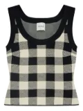 Posse gingham sleeveless top - HERITAGE PLAID