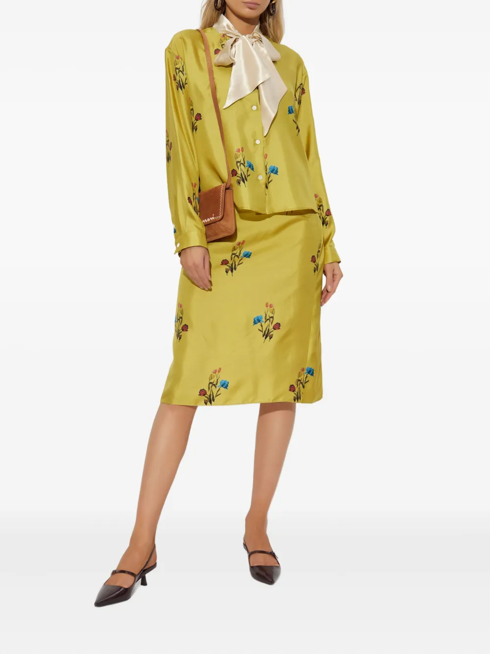 Marni silk blouse - Geel