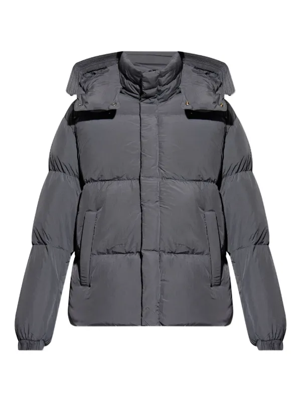 DIESEL フード付きグレージャンパー 　メンズ Diesel W-Rolfys パデッドジャケット | グレー | FARFETCH JP