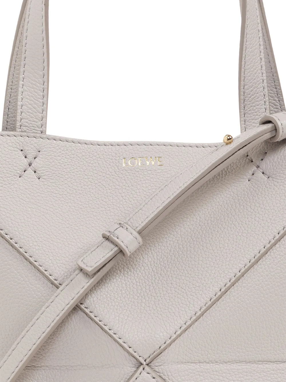 LOEWE Leren shopper Grijs