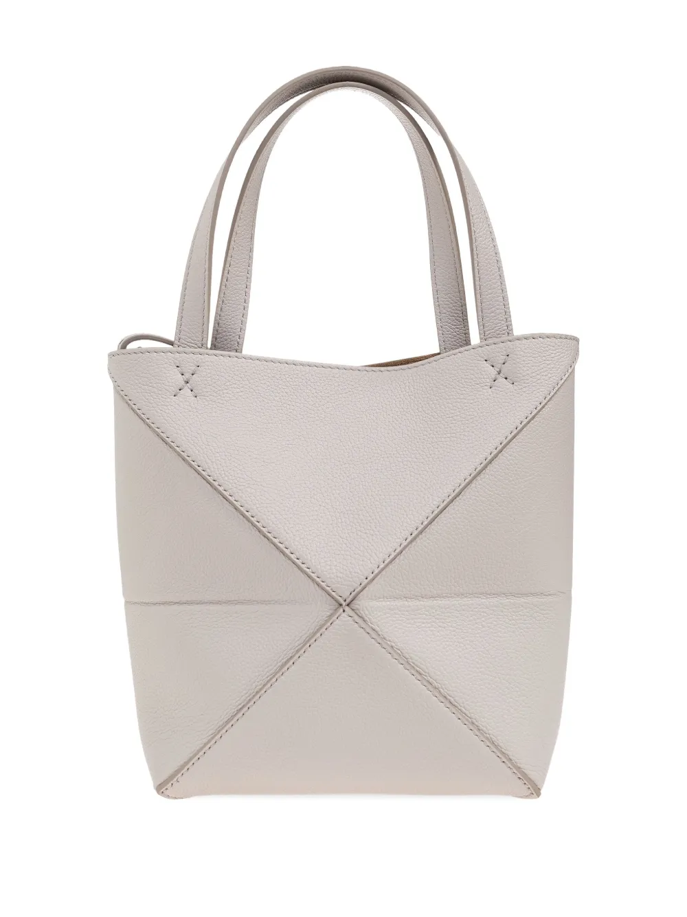 LOEWE Leren shopper Grijs