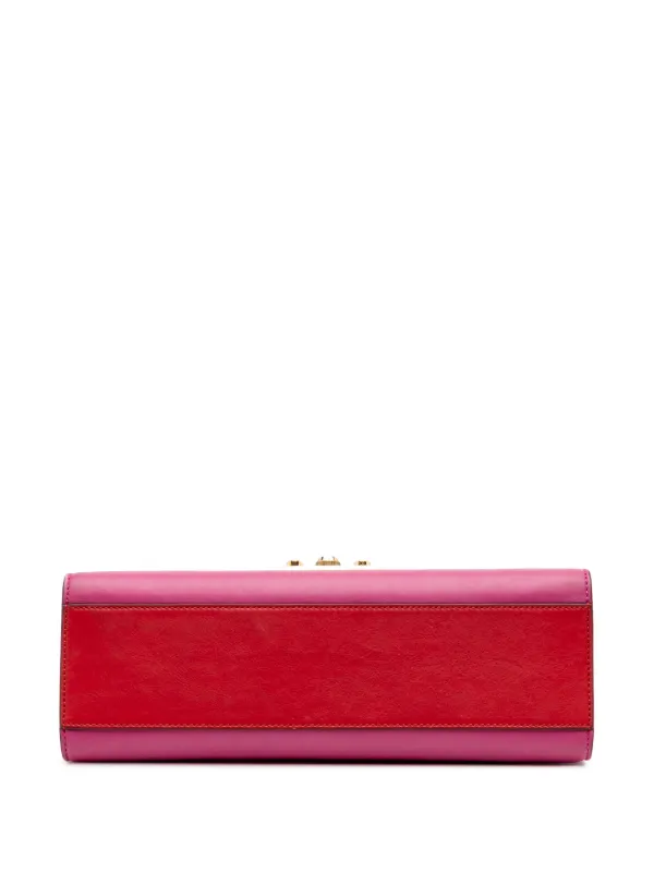 Gucci Pre-Owned 2016-2025 ミディアム バイカラーレザー パドロック