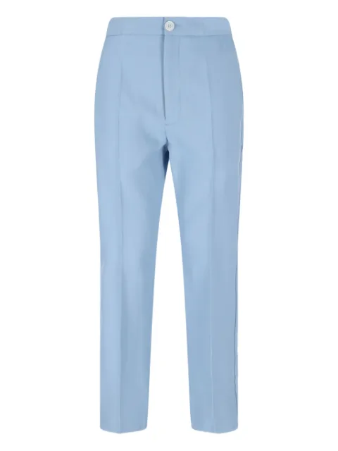 Setchu button-fastening pocket trousers