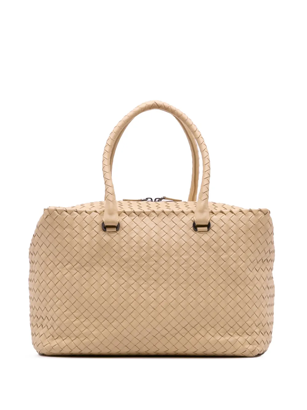 Bottega Veneta Pre-Owned 2012-2025 Nappa Intrecciato Brick tote bag | Brown | Image 1