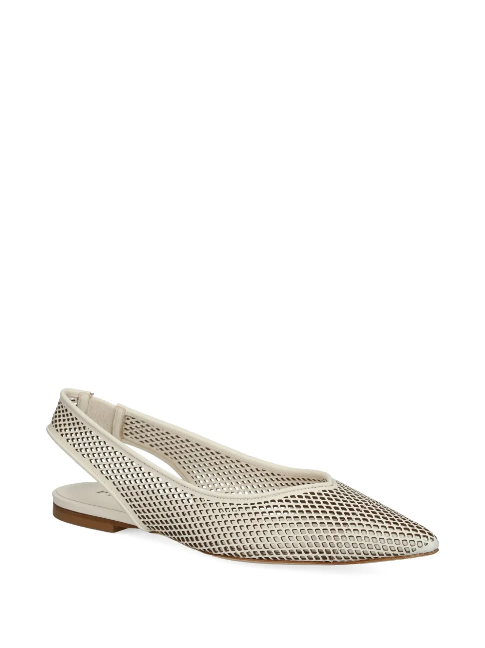 Prosperine Mesh Slingback Flat Pumps In Multi