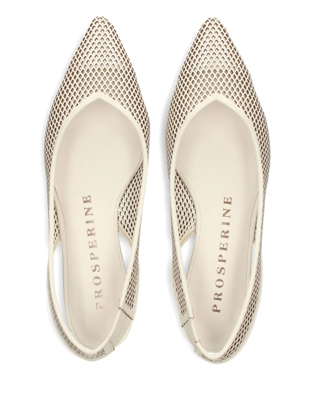 Prosperine Mesh Slingback Flat Pumps In Multi