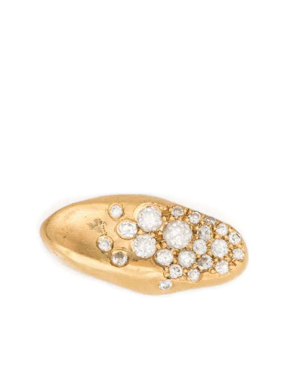 Nada Ghazal Orecchino in oro giallo 18 carati con diamanti