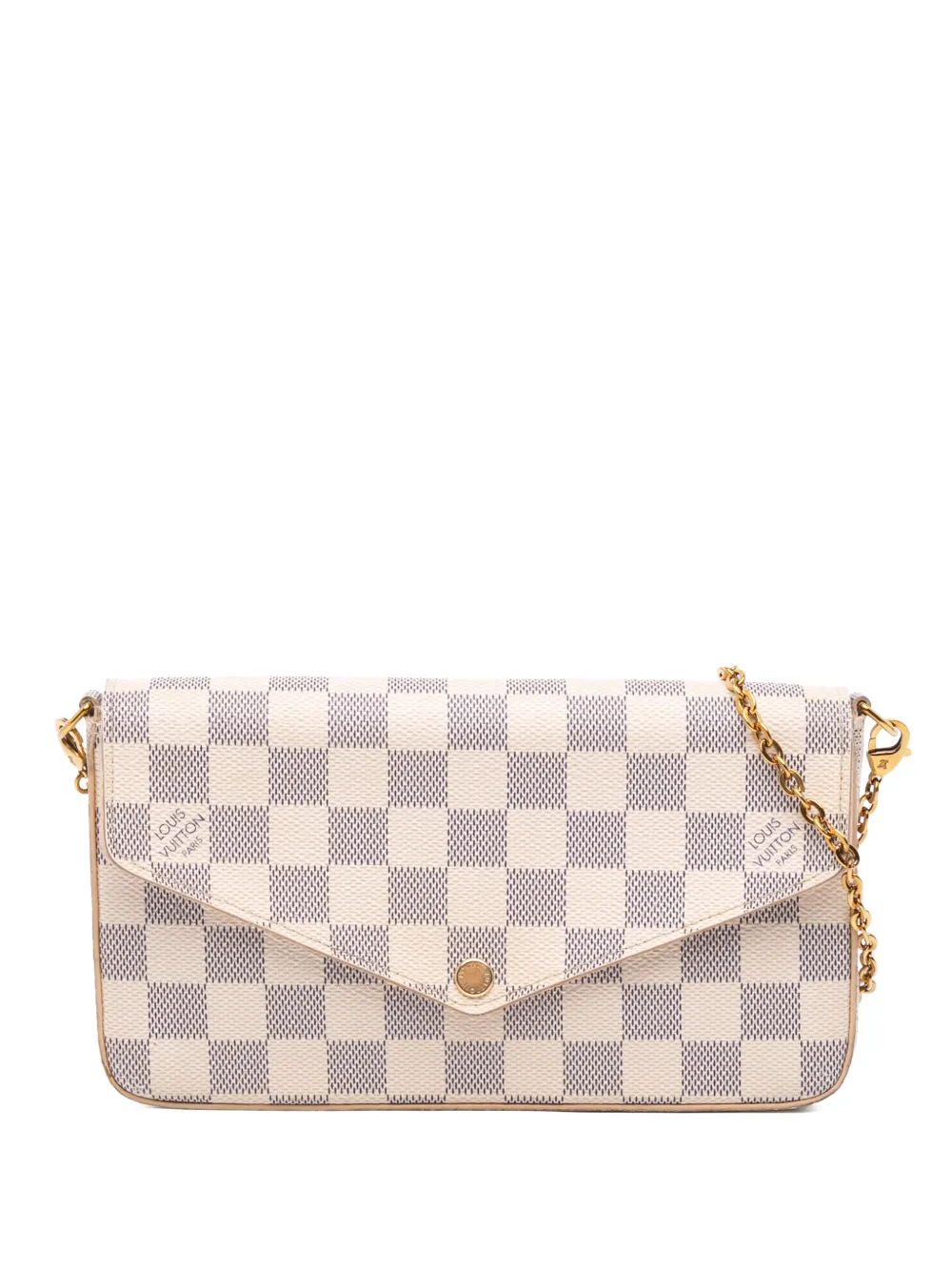 Louis Vuitton Pre-Owned 2018 Damier Azur Pochette Felicie crossbody bag | White | Image 1