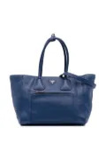 Prada Pre-Owned 2000-2025 Vitello Phenix Shopping Tote satchel - Blue