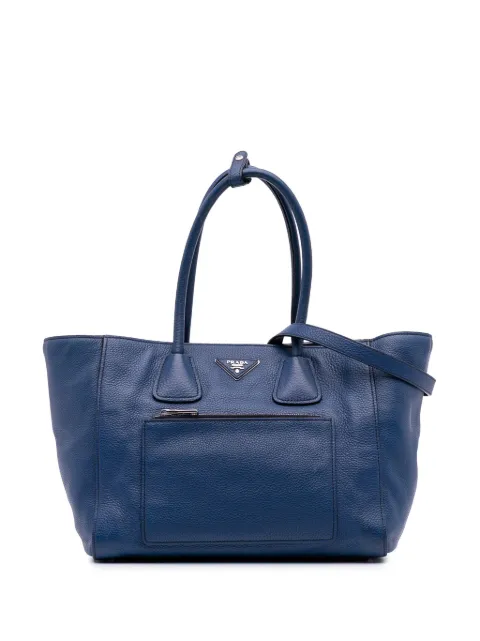 Prada Pre-Owned bolsa satchel Vitello Phenix Shopping Tote 2000-2025