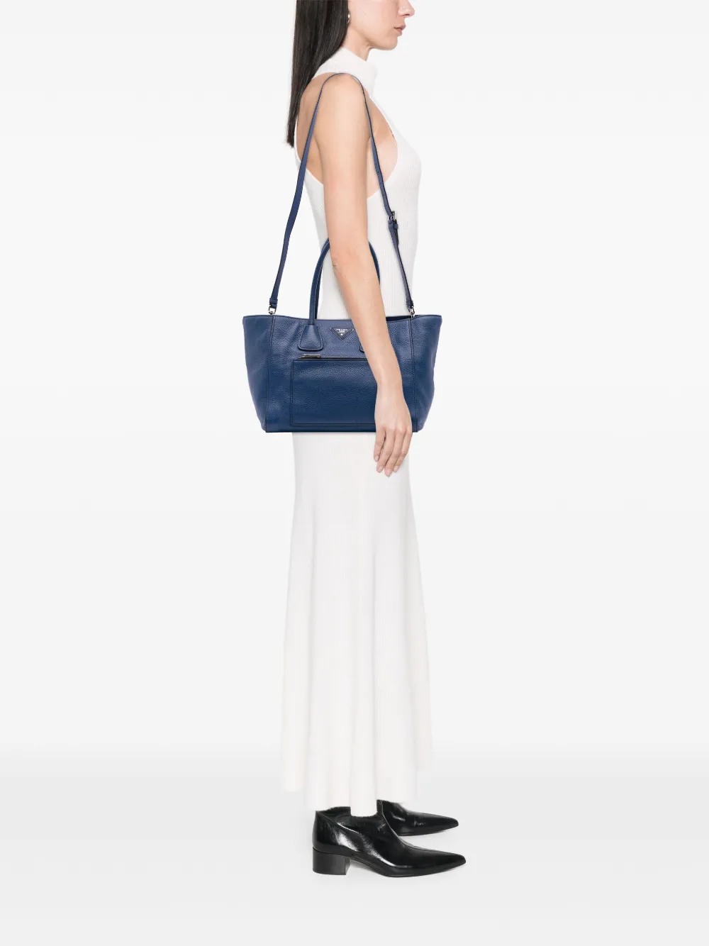 Prada Pre-Owned 2000-2025 Vitello Phenix Shopping Tote satchel | Pre-Owned | Image 2