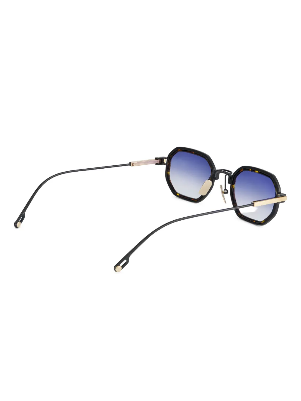 Sato Eyewear Timir-T zonnebril met geometrisch montuur - Bruin