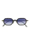 Sato Eyewear Timir-T geometric-frame sunglasses - Brown