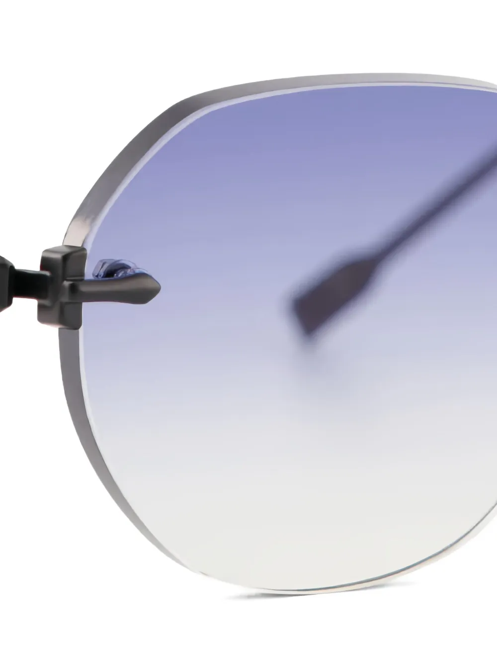 Sato Eyewear Terebellum I zonnebril met pantos montuur Zwart