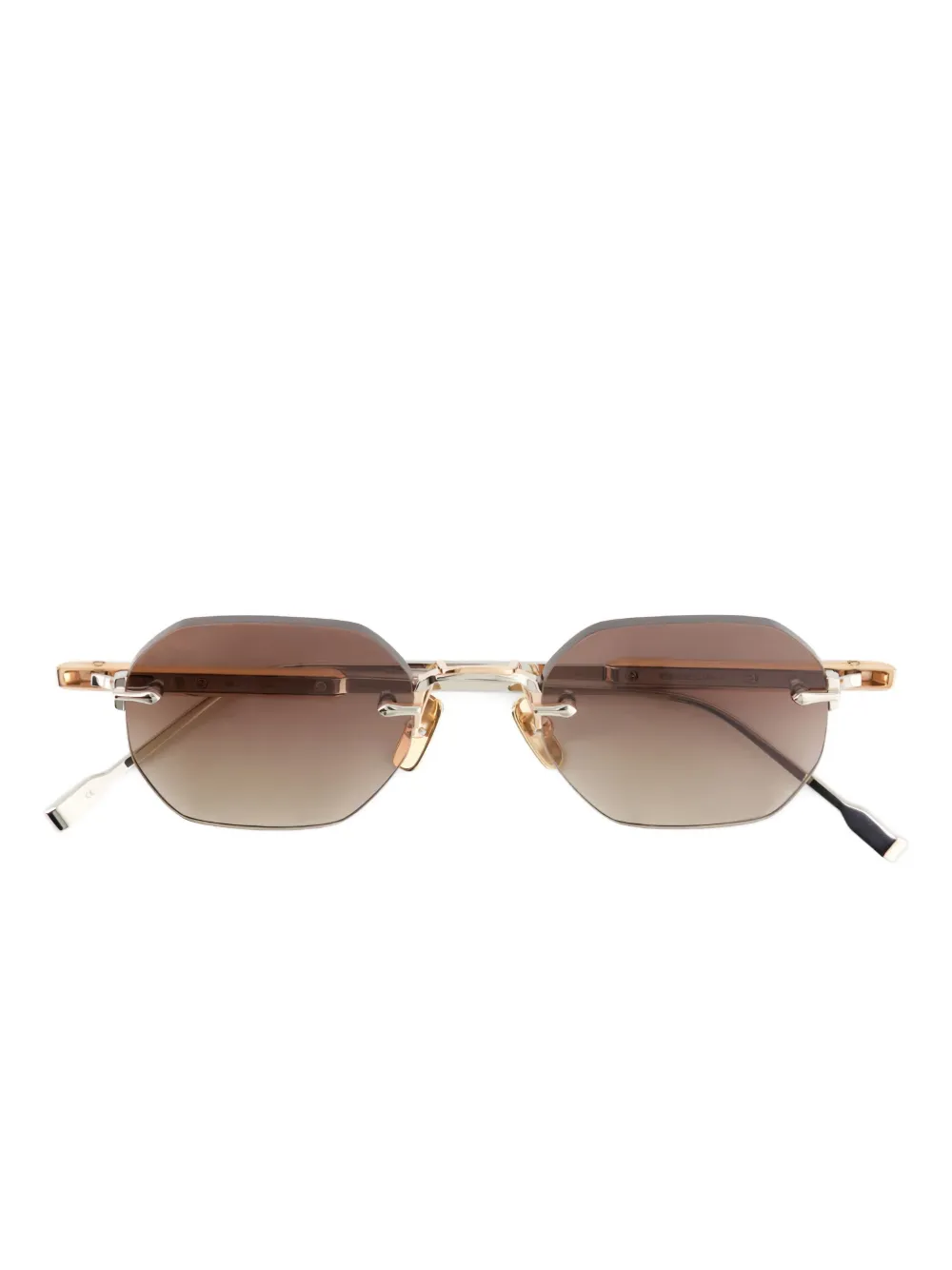 Sato Eyewear Terebellum II zonnebril met geometrisch montuur - Roze