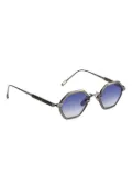 Sato Eyewear Arraï-T geometric-frame sunglasses - Silver