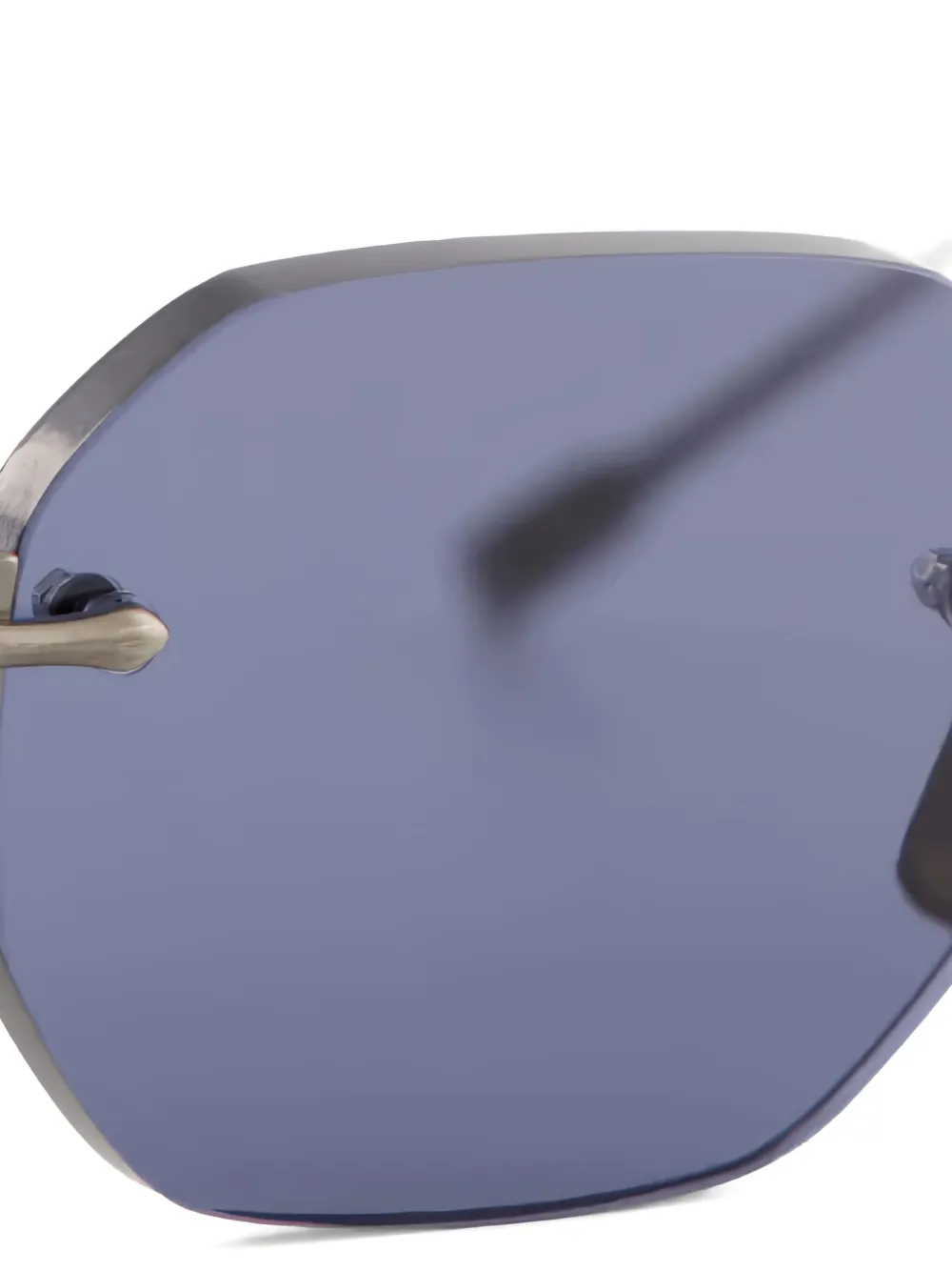 Sato Eyewear Terebellum II zonnebril met geometrisch montuur Zilver