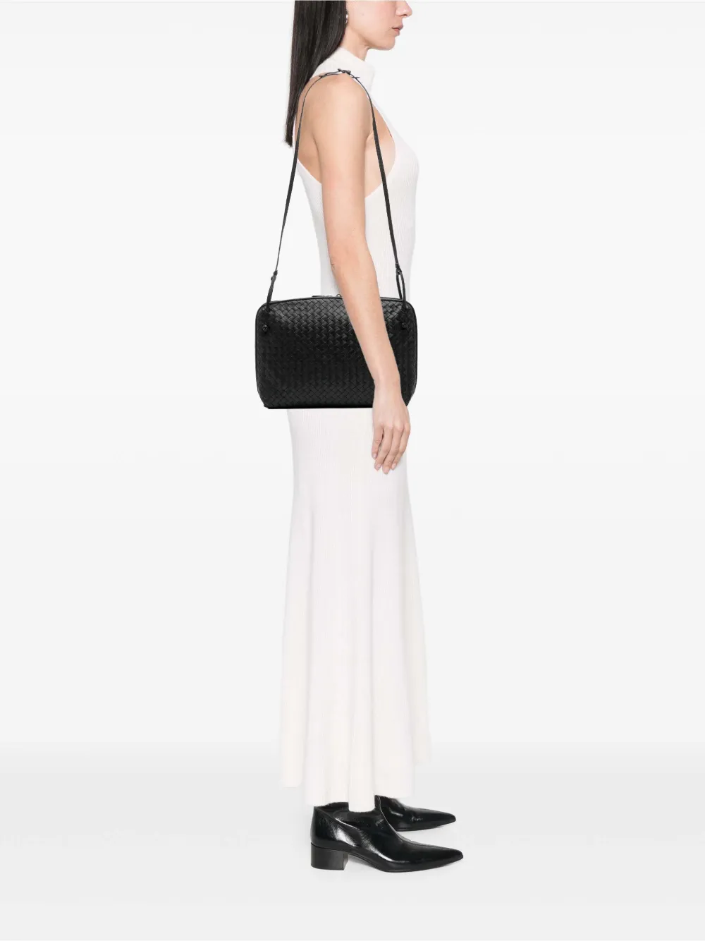 Bottega Veneta Pre-Owned 2012-2025 Large Nappa Intrecciato Nodini crossbody bag | Pre-Owned | Image 2