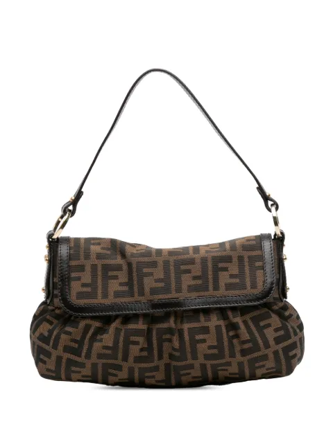 Fendi Pre-Owned 2000-2010 Small Zucca Canvas Chef Flap shoulder bag