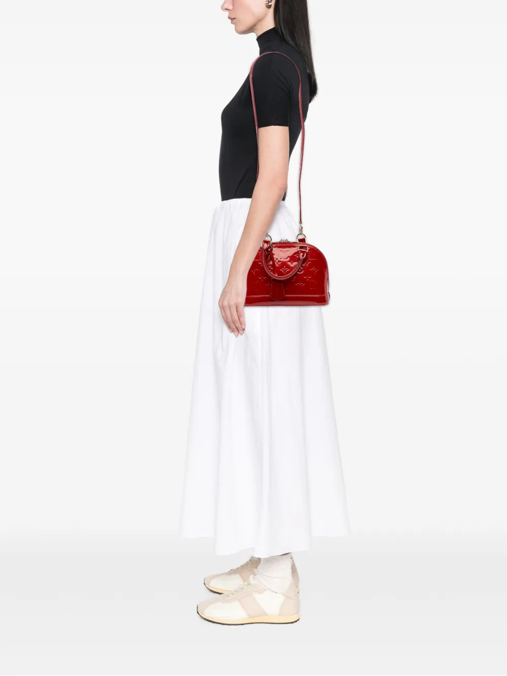 Louis Vuitton Pre-Owned 2012 Monogram Vernis Alma BB satchel | Pre-Owned | Image 2
