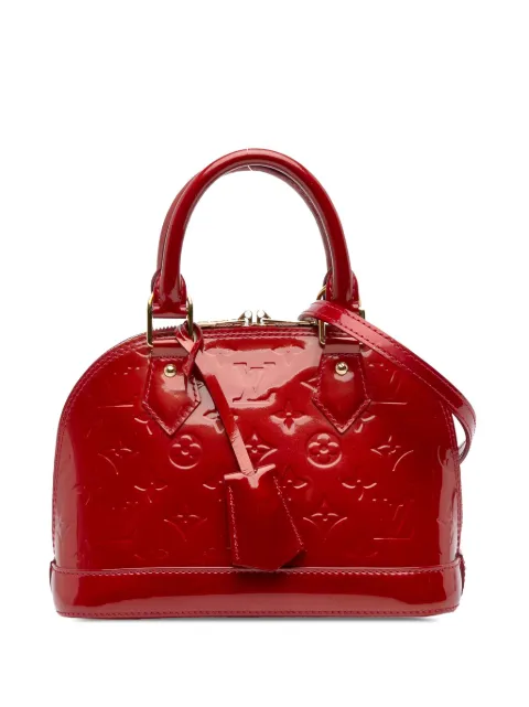 Louis Vuitton Pre-Owned bolsa satchel Monogram Vernis Alma BB 2012