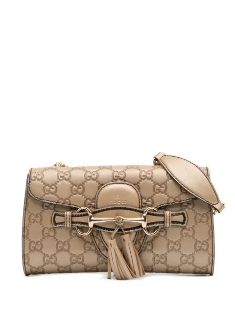 Gucci Pre-Owned 2016-2025 Small Guccissima Emily crossbody bag