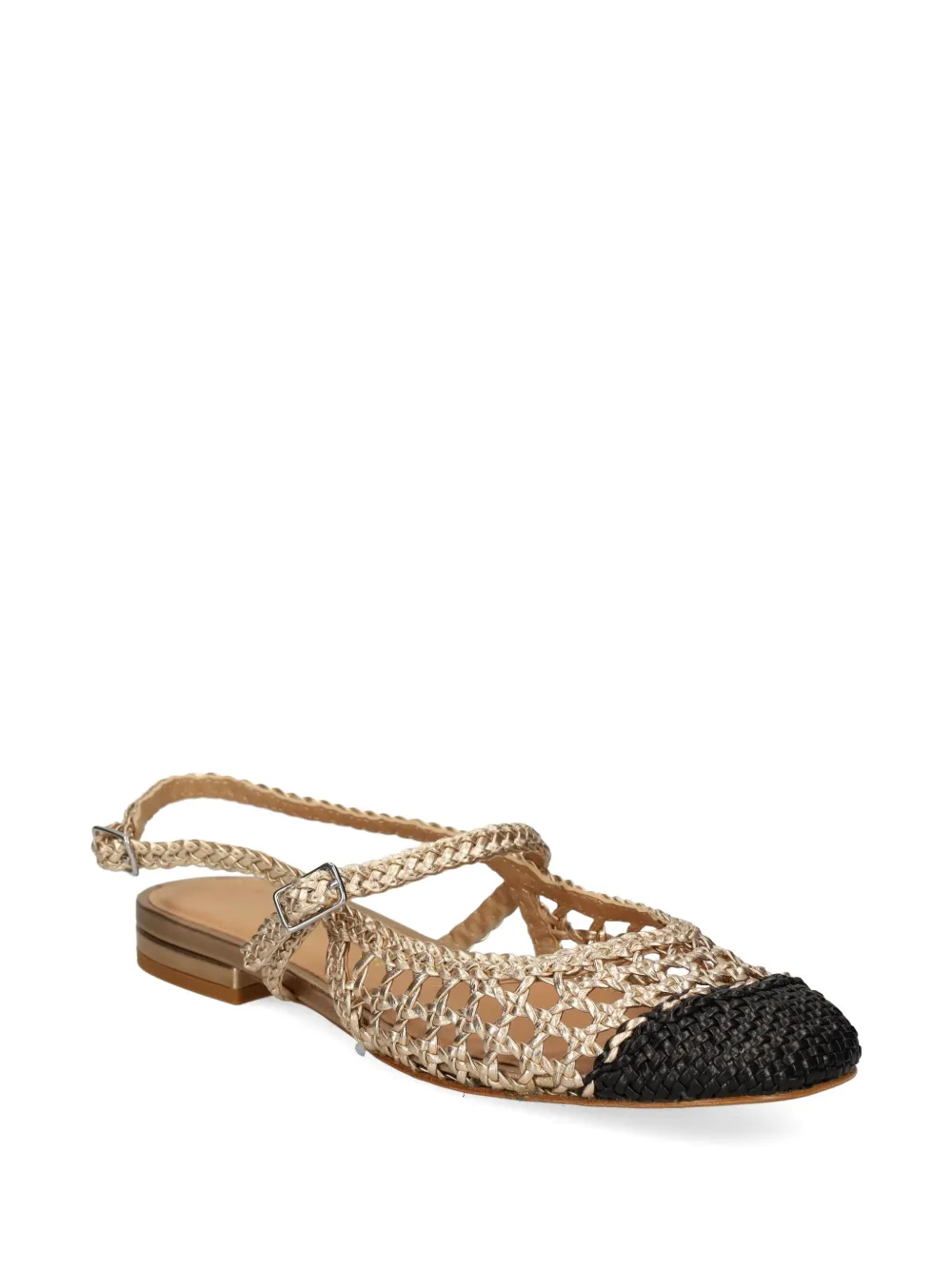 Chantal woven-effect slingback flat pumps | Flat Pumps | Image 2