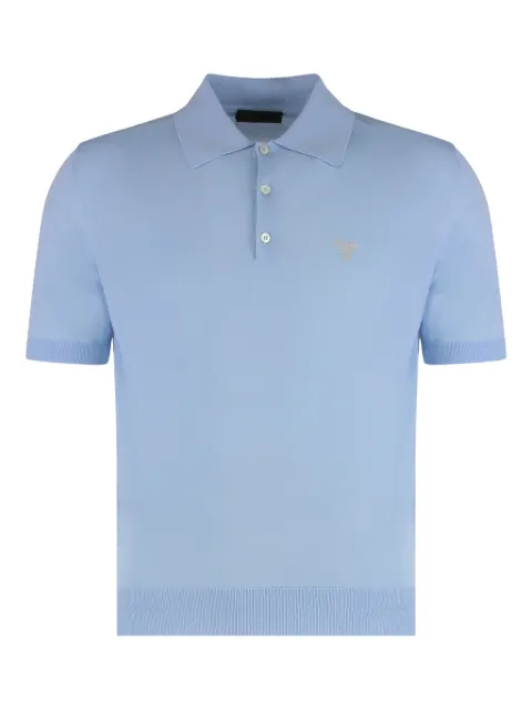 Prada Poloshirt mit Logo-Stickerei