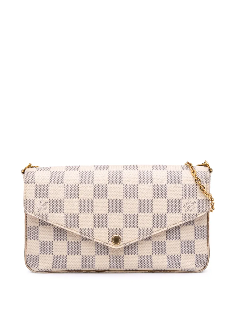 Louis Vuitton Pre-Owned 2016 Damier Azur Pochette Felicie crossbody bag | White | Image 1