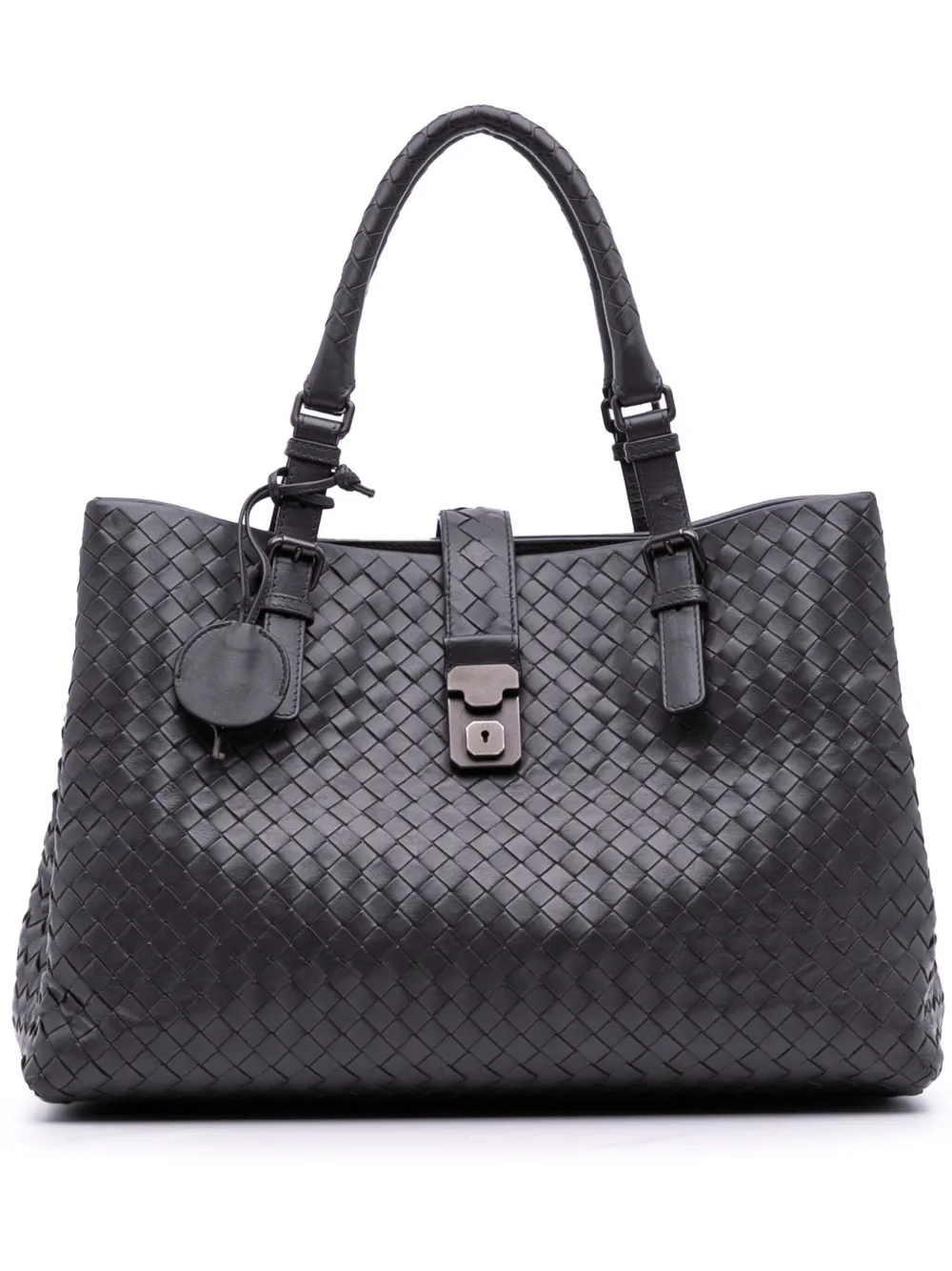 Bottega Veneta Pre-Owned 2012-2025 Medium Nappa Intrecciato Roma tote bag | Grey | Image 1