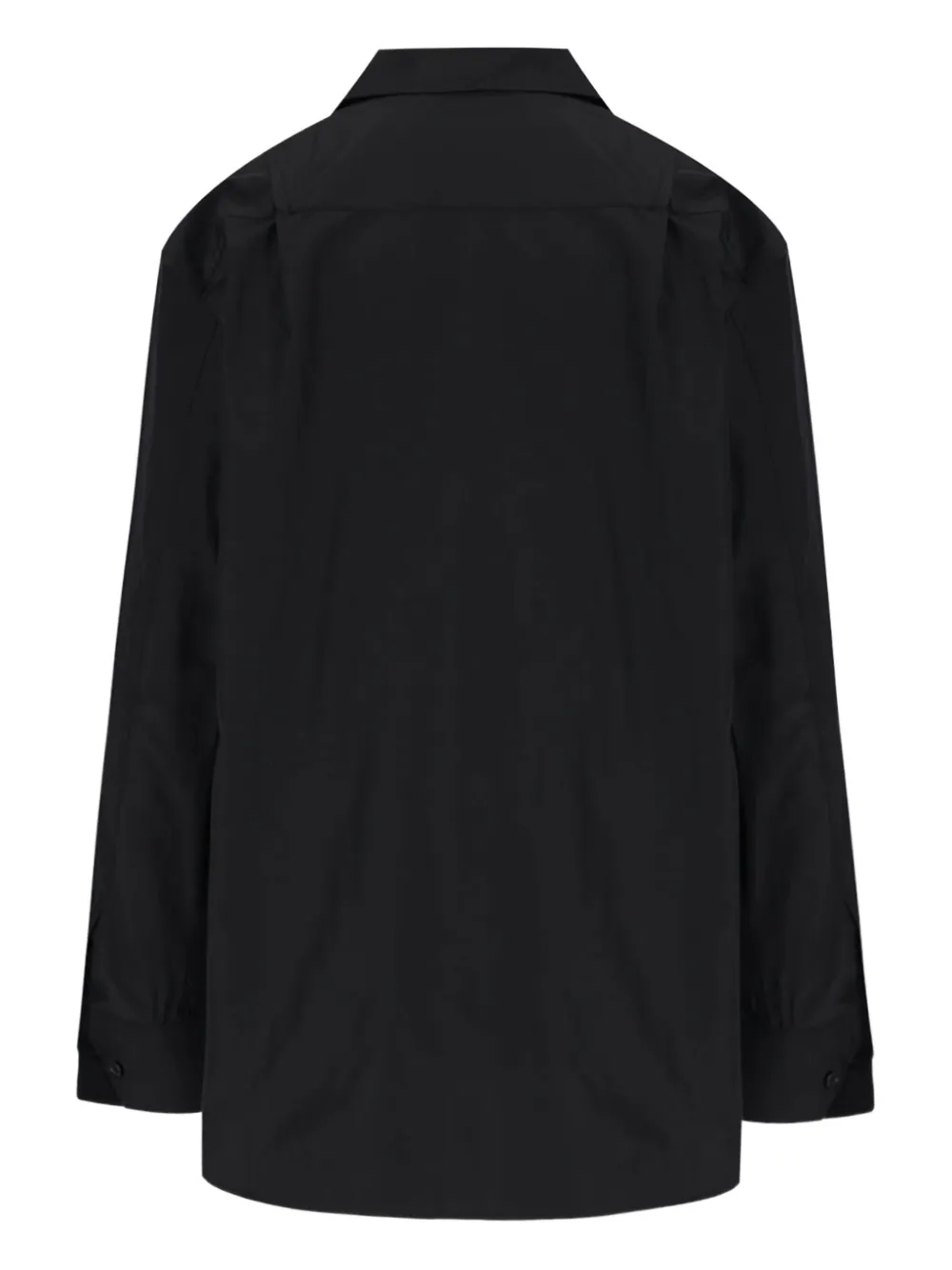 THE ANDAMANE Button-down blouse met zak - Zwart