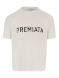 Premiata logo-print graphic-print T-shirt - Neutrals