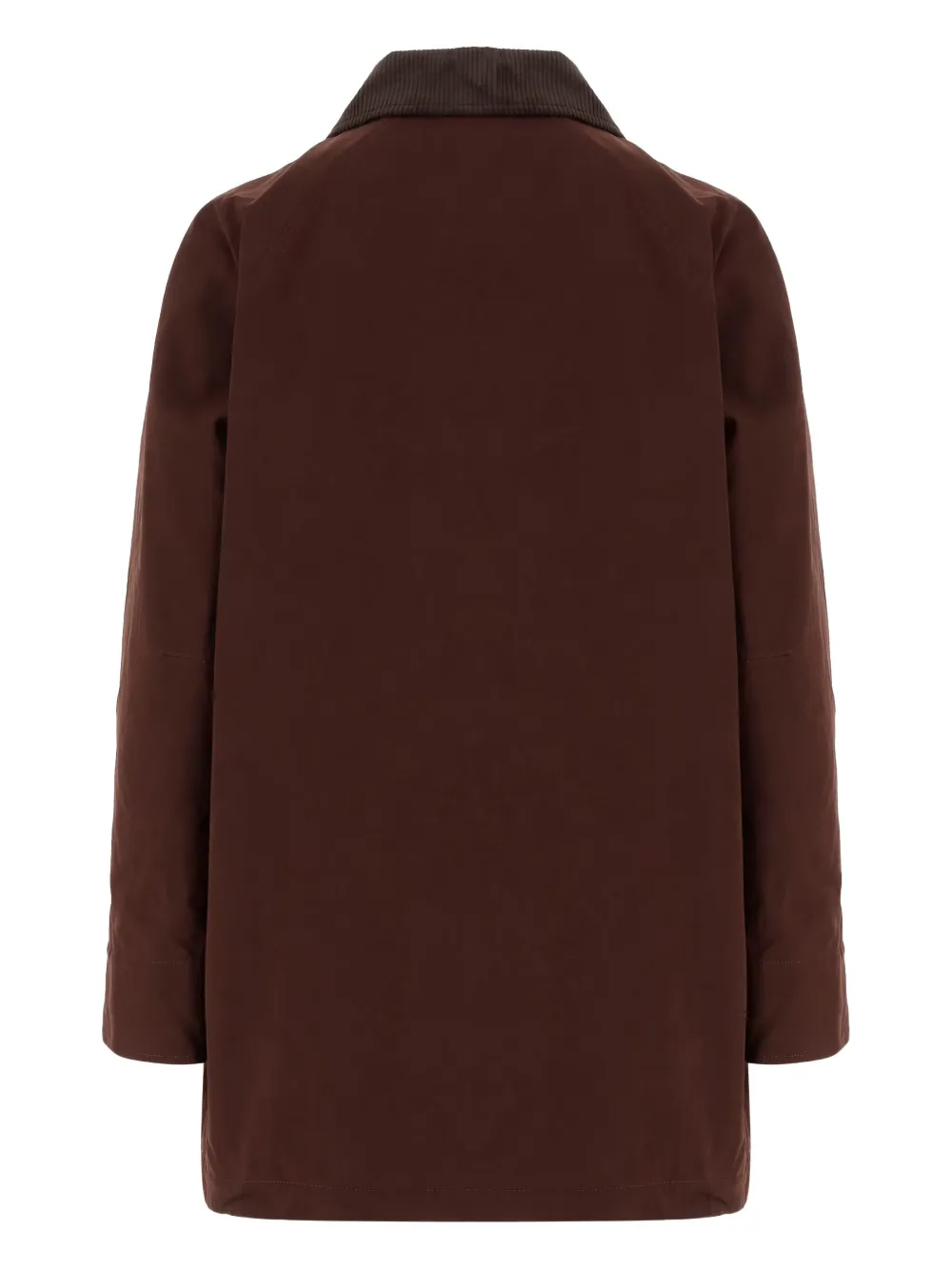 ASPESI contrast-collar patch-pocket coat | Single Breasted Coats | Image 2