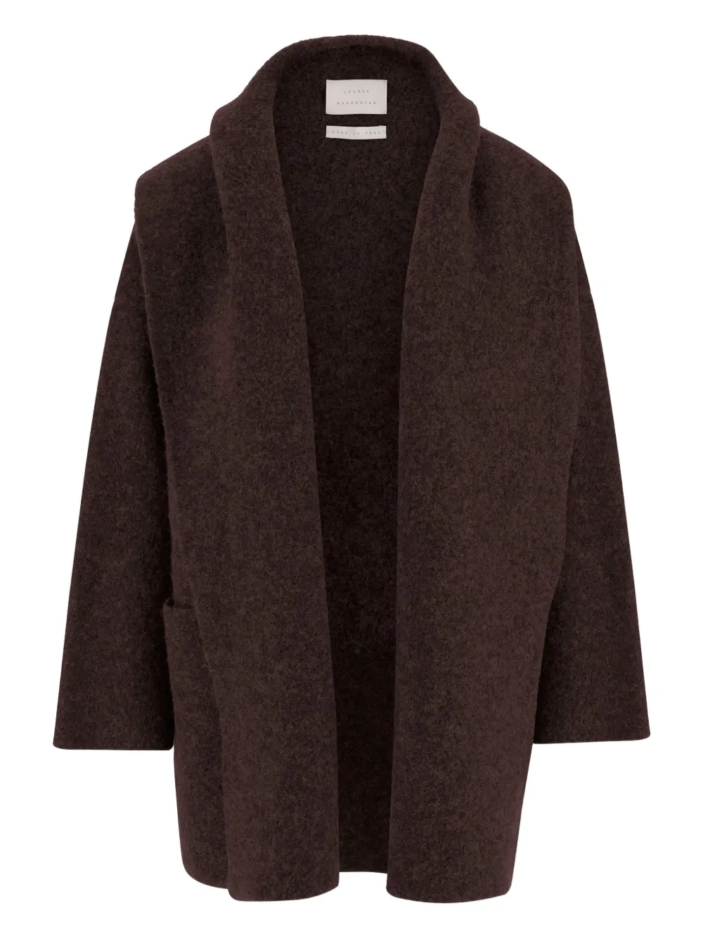 Lauren Manoogian shawl-collar coat | Brown | Image 1