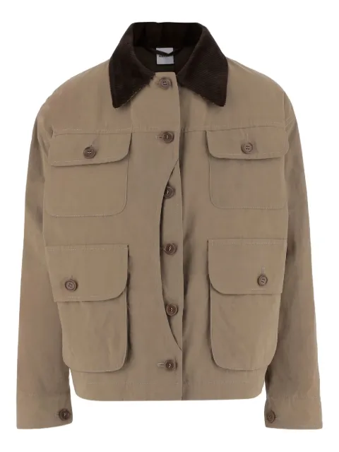 ASPESI button-fastening patch-pocket jacket