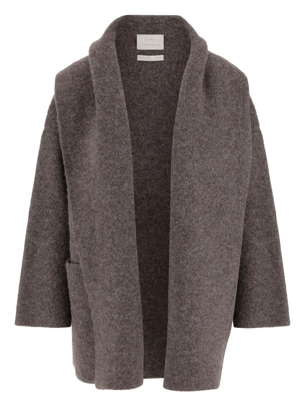 Lauren Manoogian shawl-collar pocket-detail coat | Grey | Image 1