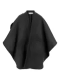 Niccolò Pasqualetti open-front layered cape - Black