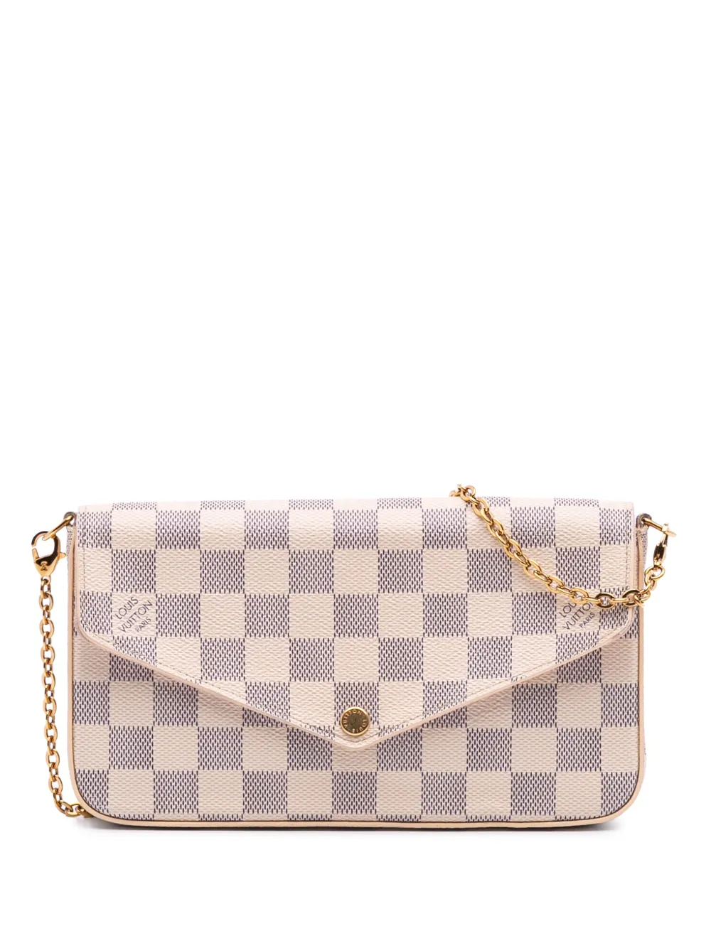 Louis Vuitton Pre-Owned 2018 Damier Azur Pochette Felicie crossbody bag | White | Image 1