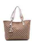 Gucci Pre-Owned 2016-2025 Medium GG Canvas Icon Bit tote bag - Brown