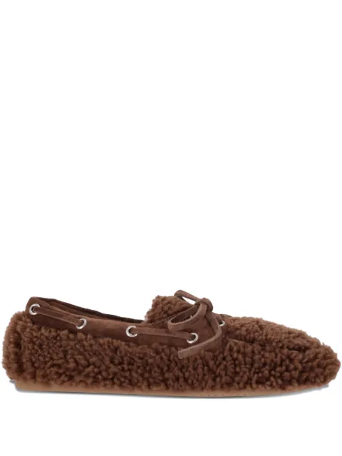 Miu Miu shearling loafers