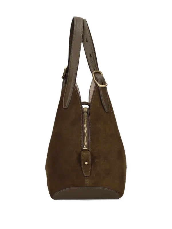 Kate Spade Deco suede-leather Tote Bag | Brown | FARFETCH