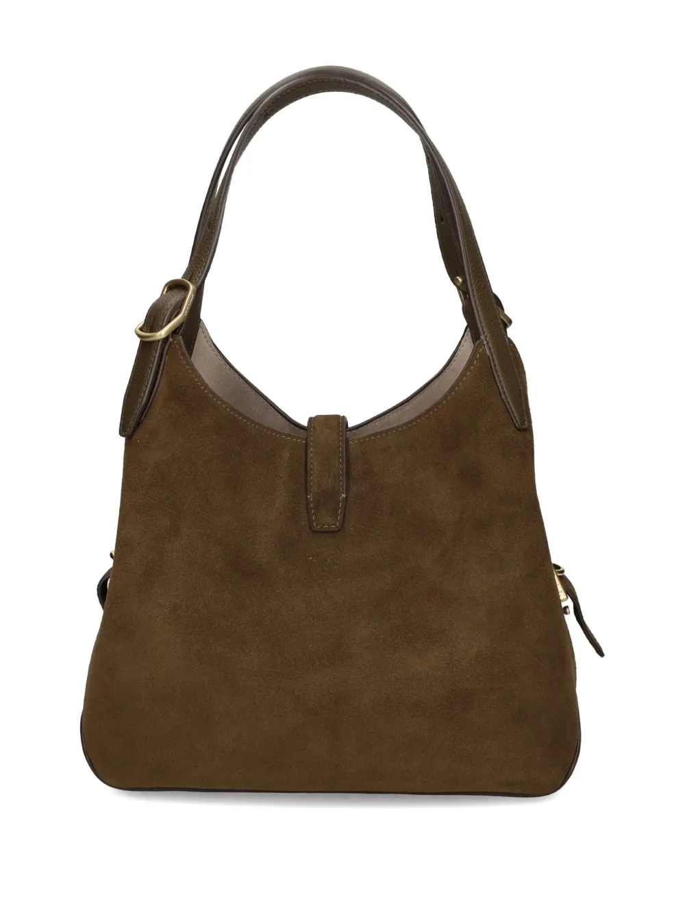 Kate Spade New York Deco Pebble Leather And Suede Shoulder Bag In Brown